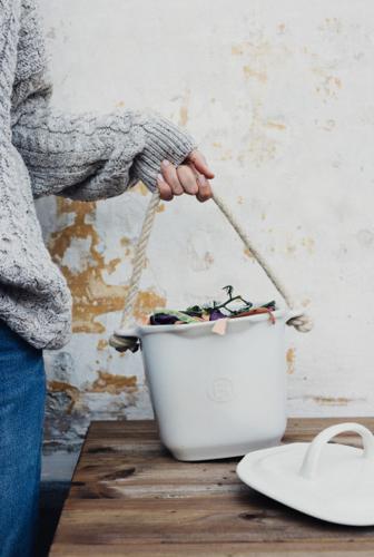 Emile Henry Compost Bin - Clay