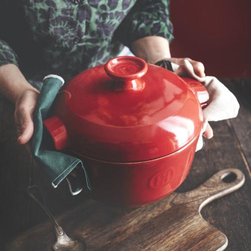 Emile Henry Rice Pot - Burgundy
