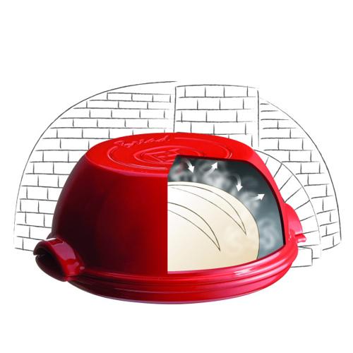 Emile Henry Round Bread Baker - Burgundy