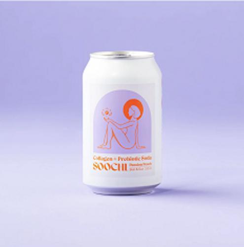 Drink Soda Collagen+Prebio-Passion Peach 330ml Pack of 20 - Soochi