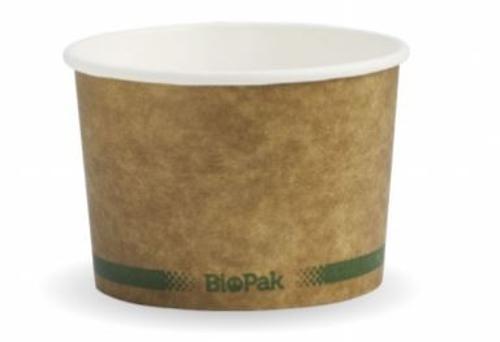 Bowls Bio Kraft 8oz Pack of 50 - Biopak