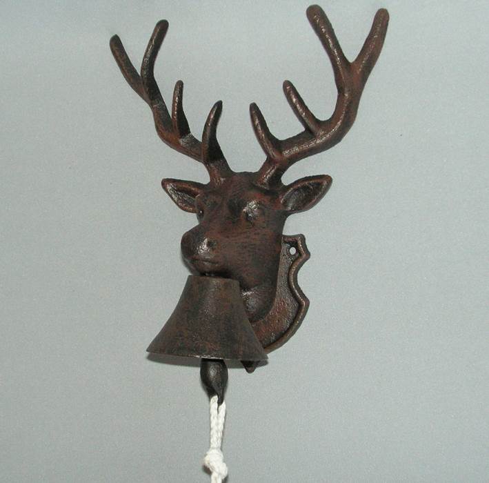 Metal Door Bell - Deer