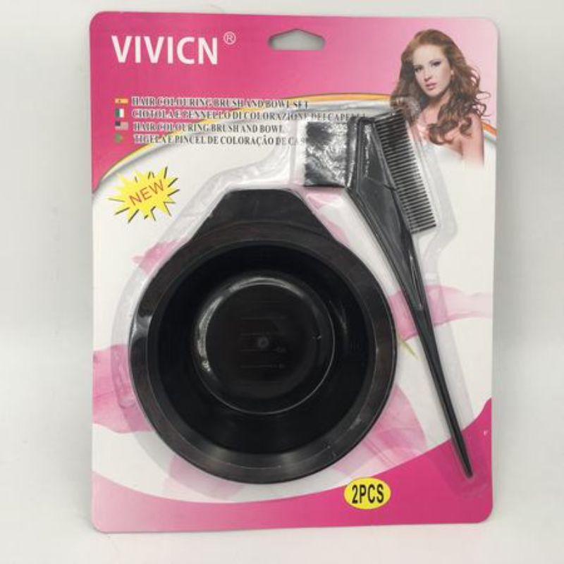 Hair Dye Bowl and Comb (12 Packs)