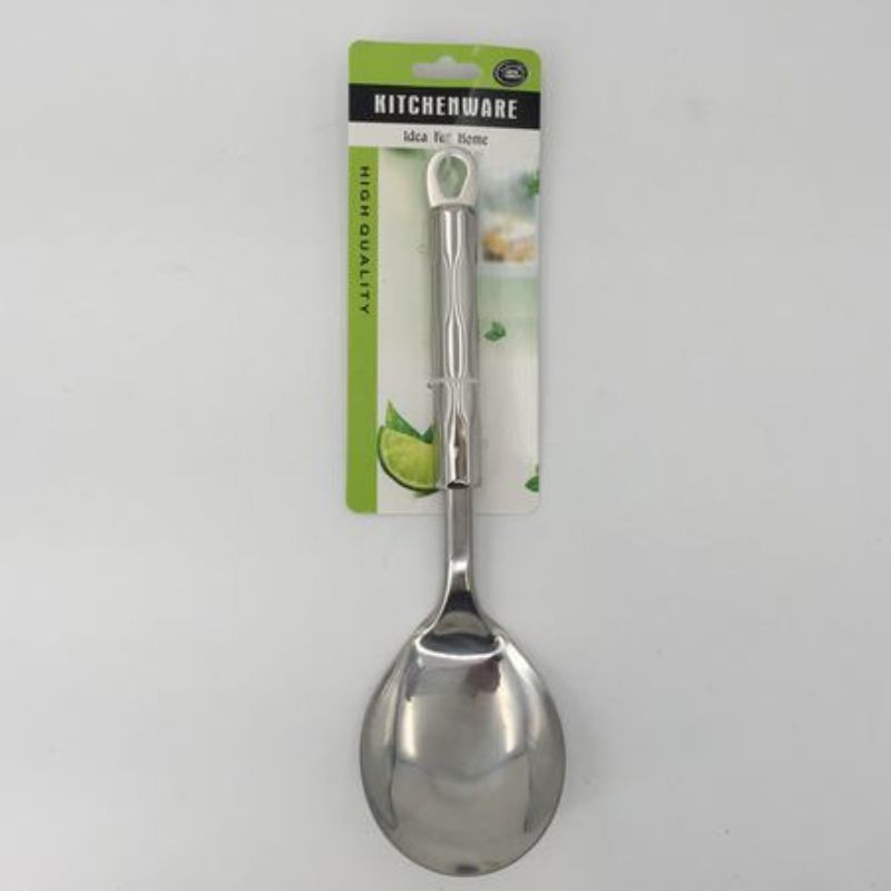Solid Spoon - Stainless Steel (Set of 12)