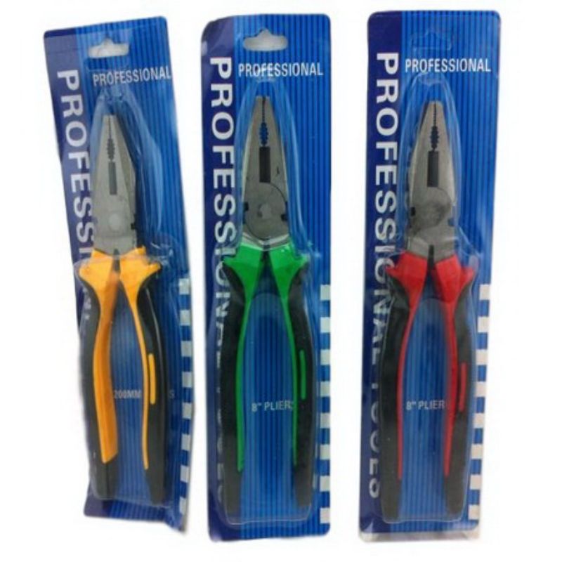Pliers - 8" (Set of 12 Assorted)