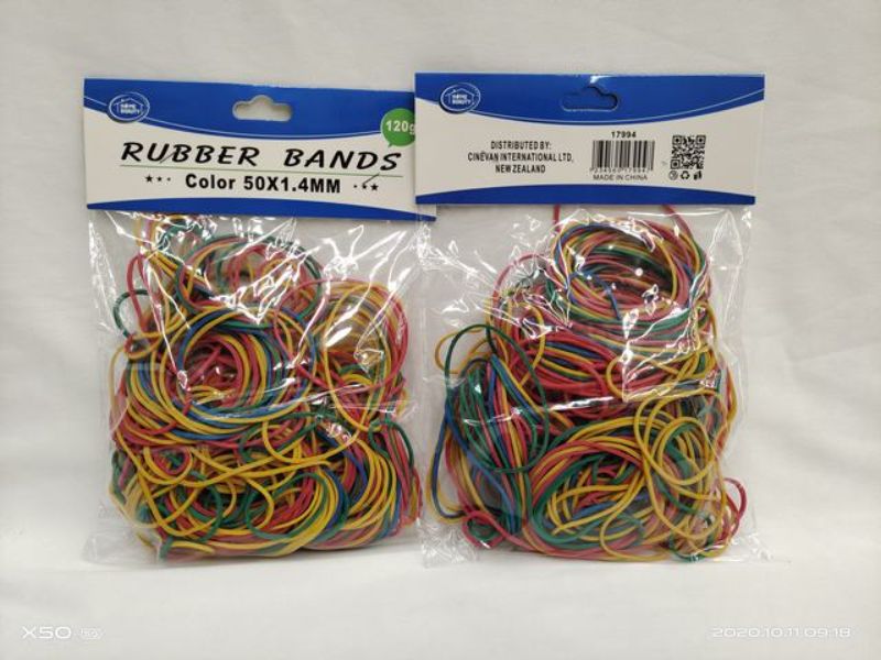 Rubber Band - 50 x 1.4MM (12 Packs)