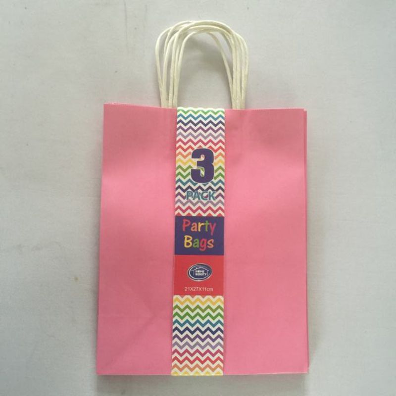 Gift Bags - Light Pink 21 x 27 x 11cm (36pcs)