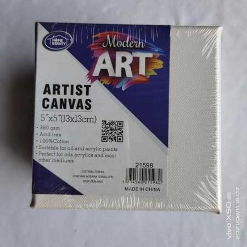 Artist Canvas - 13 x 13CM (Set of 6)