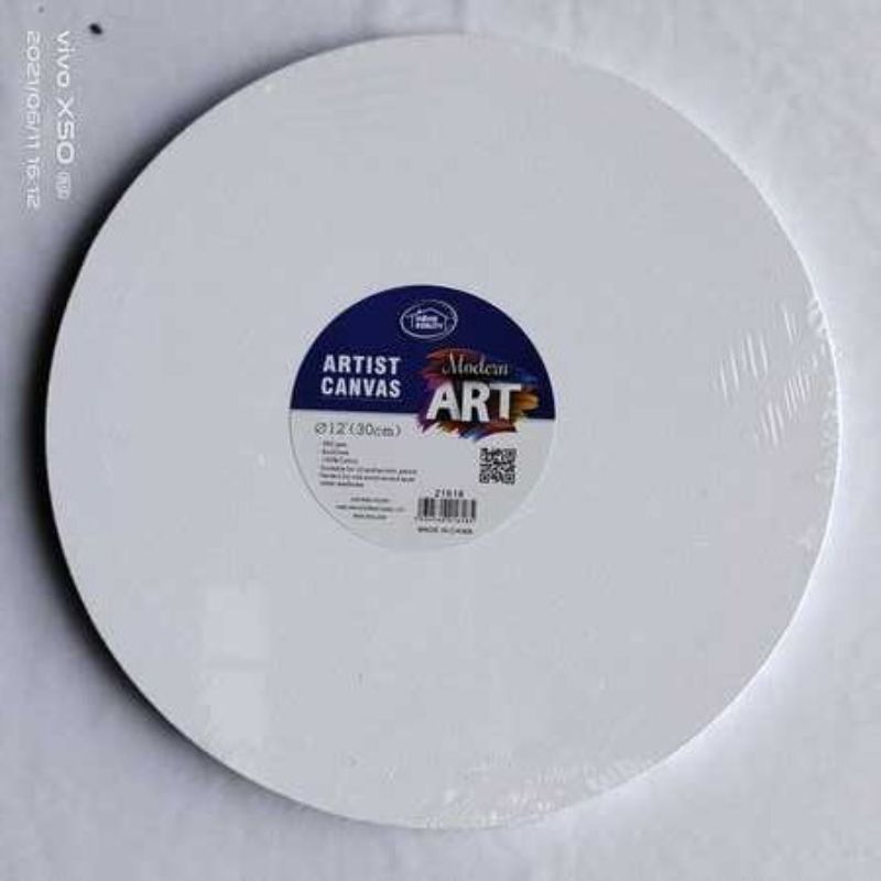 Round Artist Canvas - 30cm (Set of 6)