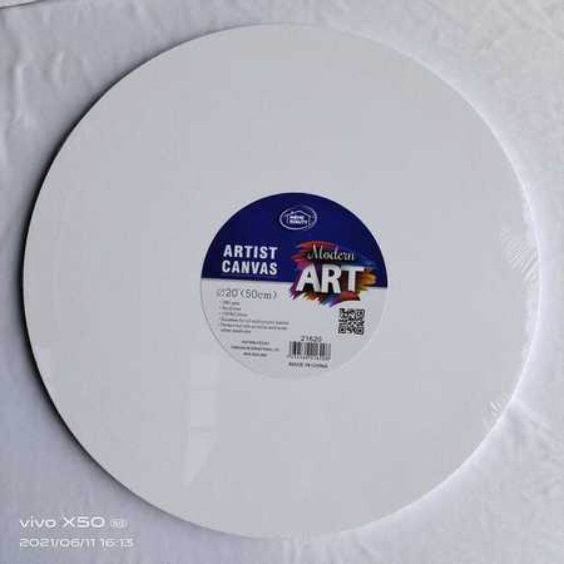 Round Artist Canvas - 50cm (Set of 6)