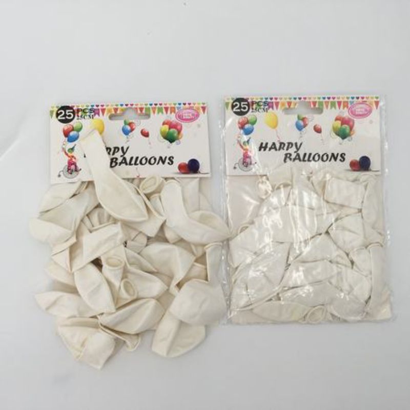 Matte Balloons - White 10" (300pcs)