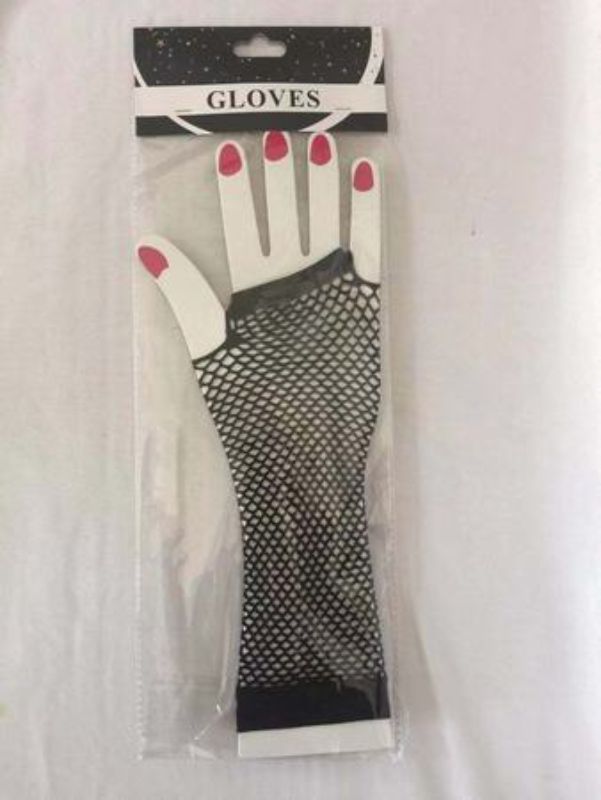 Party Glove - Long Black (Set of 12)