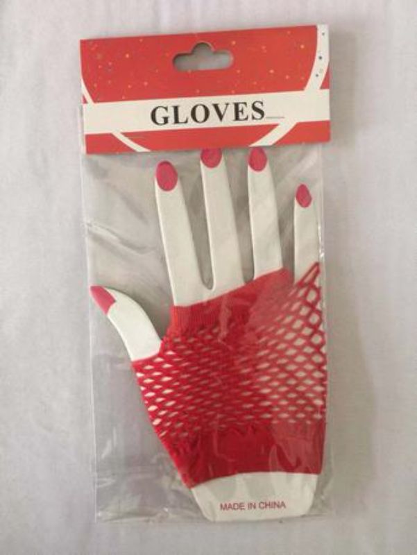 Party Glove - Short Red (Set of 12)