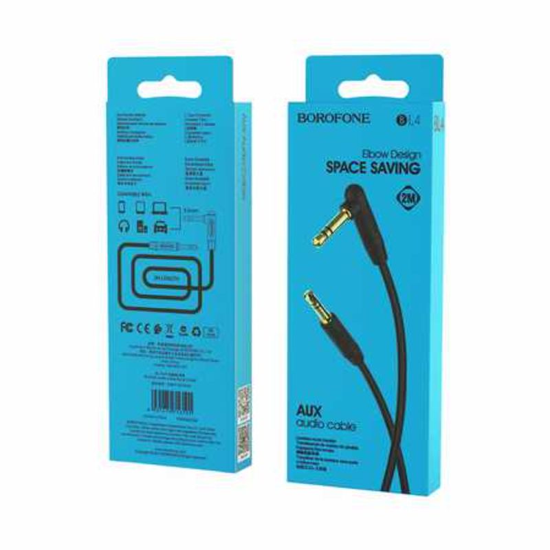 AUX Audio Cable - BL4 Audiolink 2M Black (Set of 12)