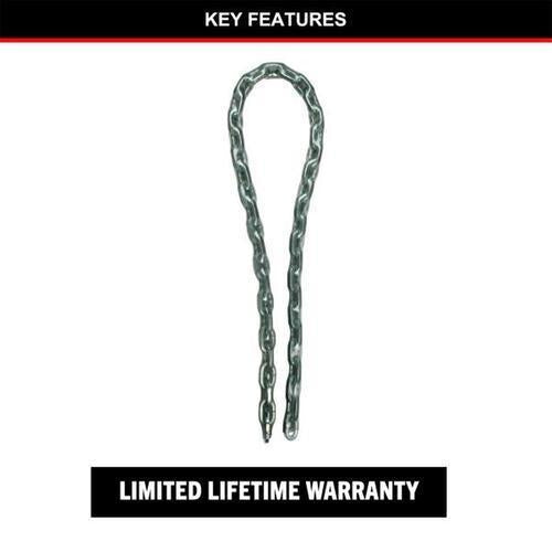 Master Lock Steel Chain 1m X 8mm Silver