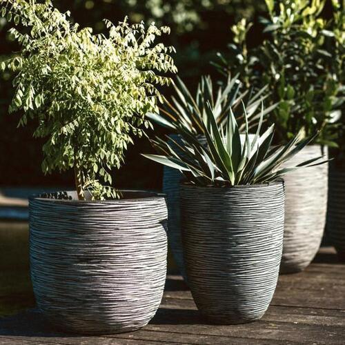 Capi Lightweight Rib Egg Pot Anthracite M