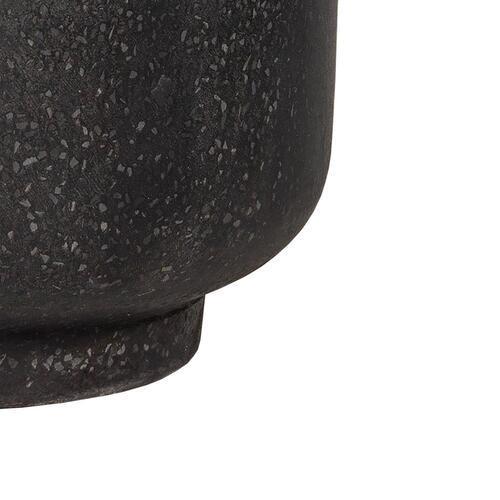 STONELEIGH & ROBERSON Cup Terrazzo Pot XL Black