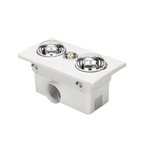 Goldair Classic Heat Light Vent 120mm White 125mm White