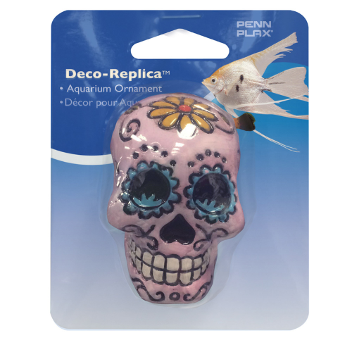 Mini Aquatic Ornament - Pink Sugar Skull (3.8cm)