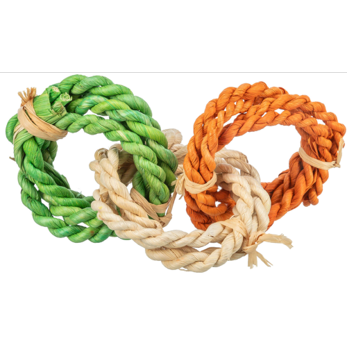 Pet Toy - Maize Leaf Rings (6 x 15cm)