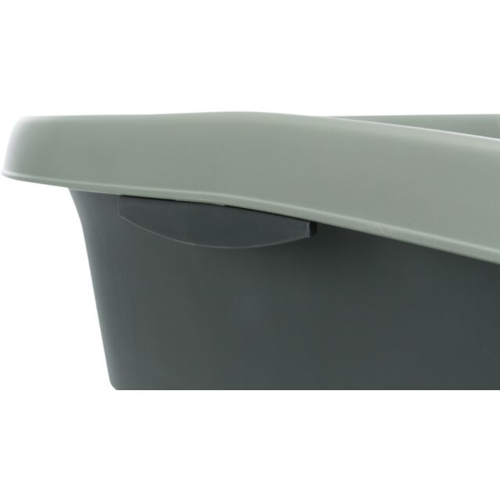 Cat Litter Tray with Rim - Anthracite / Grey-Green