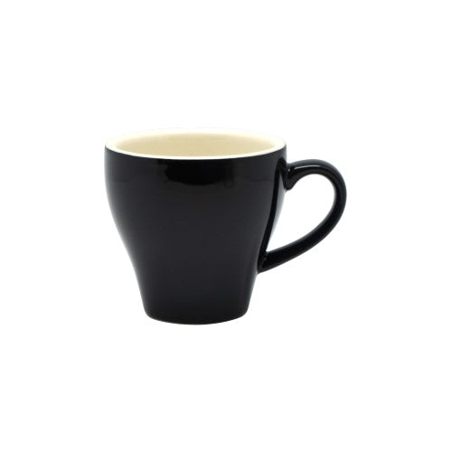 Long Black Tulip Cup - Rockingham Black 180ml (Box of 6)
