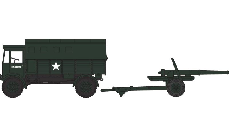 Airfix Kit Model - AEC Matador and 5.5" Gun 1:76