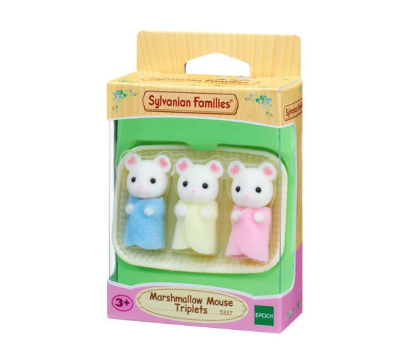 Marshmallow Mouse Triplets - Sylvanian Families