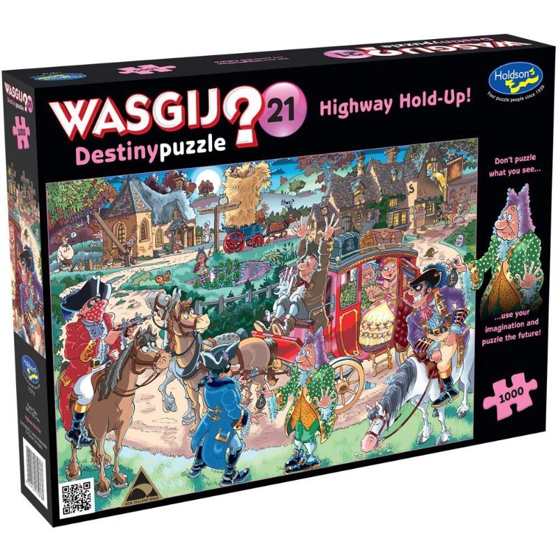 Jigsaw Puzzle - WASGIJ DESTINY 21 HIGHWAY HOLDUP (1000pcs)
