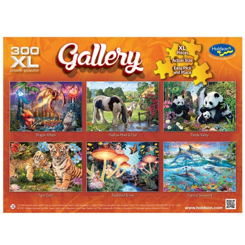 XL Jigsaw Puzzle - GALLERY S7 DRAGON ATTACK (300pcs)