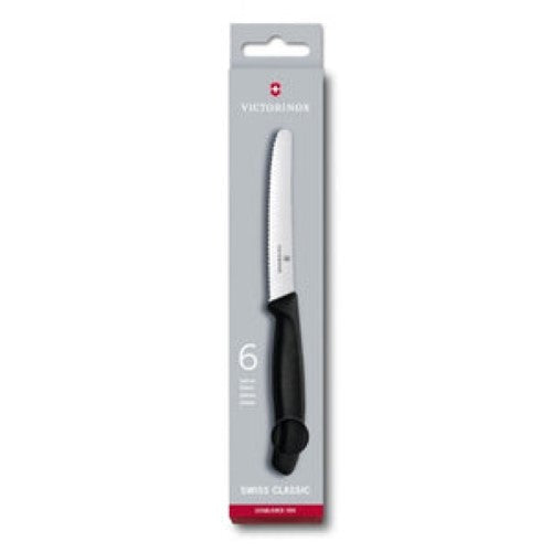Steak Knife Set 6.7833 - 11cm 6 Piece Round Hang Box Victorinox