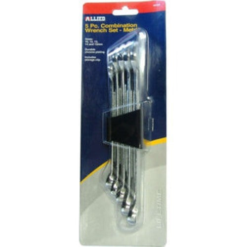 Combination Wrench Set 5-Pce Metric #68526 Allied