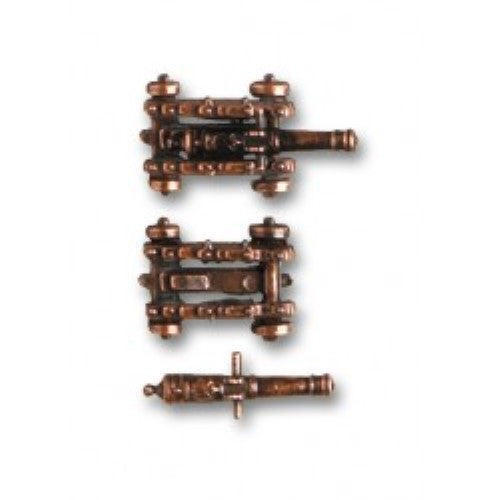 20mm wooden ship cannon kit with carriage, perfect for enhancing model ship authenticity and maritime creativity.