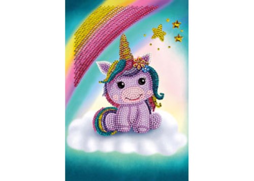CrystalArt - Unicorn Smile Notebook 18x26cm