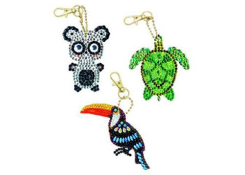 CrystalArt - Exotic Animls Keyring Kit