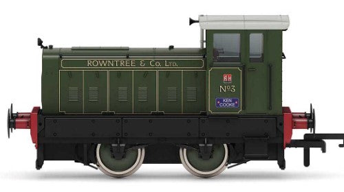 Hornby Trains Ruston & Hornsby 88DS No.3 model locomotive in vibrant livery, perfect for OO gauge layouts.
