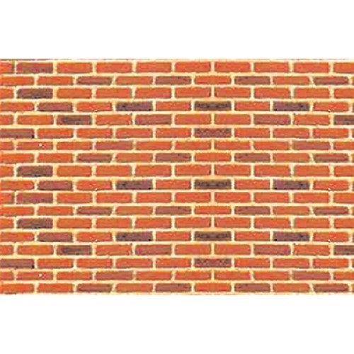 Two 1/24 scale brick scenery pieces for model landscapes, ideal for enhancing dioramas and train sets.