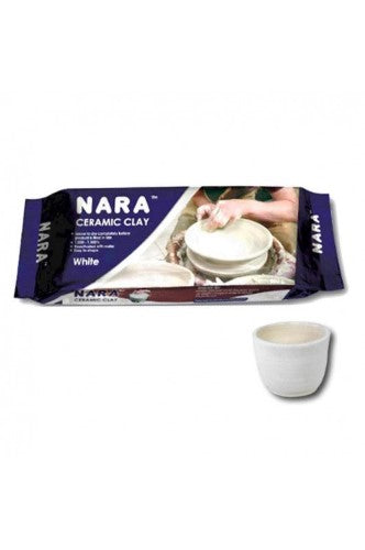 Nara Ceramic Clay 500g - White