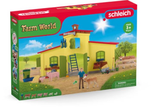 Schleich - Large Farm with Animals And Accessories