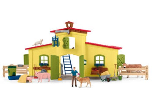 Schleich - Large Farm with Animals And Accessories