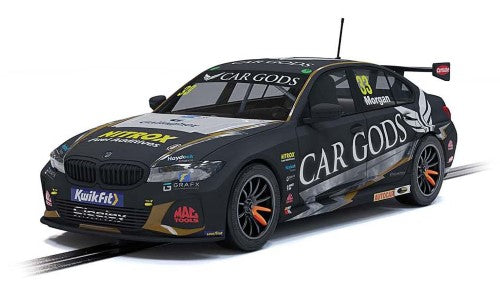 Scalextric BTCC BMW 330i NGTC #33 slot car, detailed replica for thrilling home racing experiences.