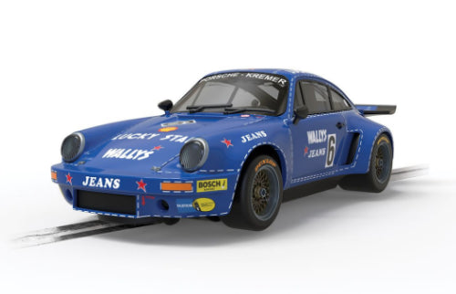 Scalextric Porsche 911 Carrera RSR 3.0 slot car model with detailed design and high-performance features for thrilling racing.