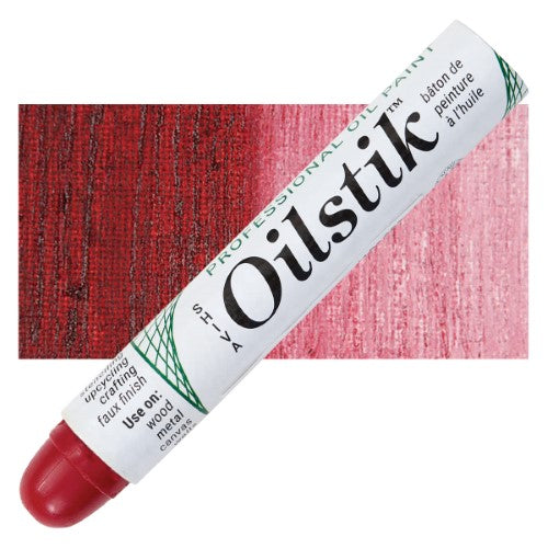 Shiva 37ml Oilstiks in Alizarin Crimson for vibrant, buttery texture in painting, ideal for artists and creatives.