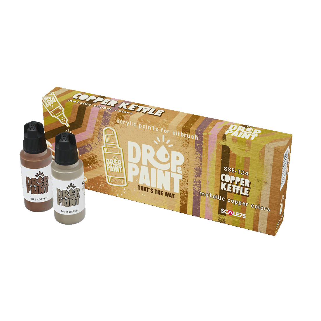 Scale 75 - Drop and Paints - Copper Kettle Paint Set