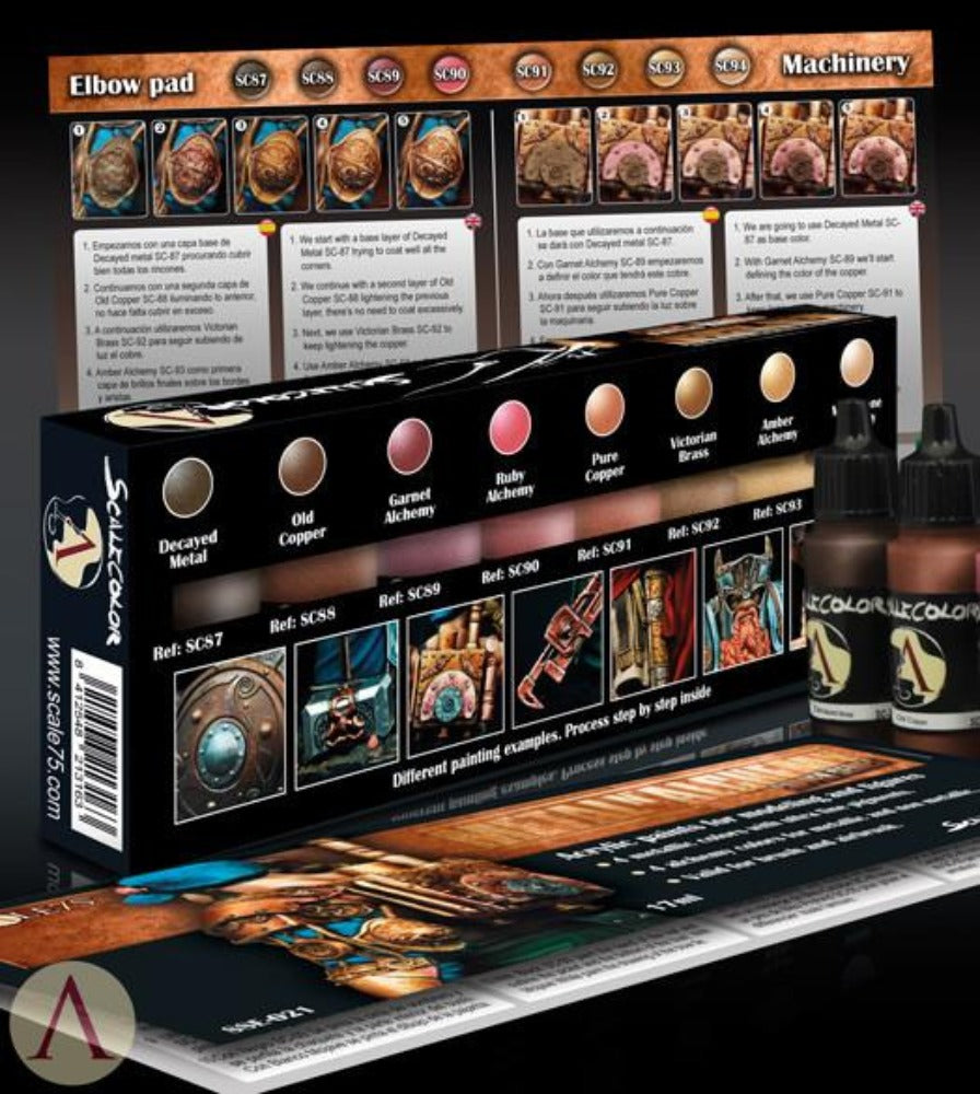 Scale 75 - Scalecolor - Metal n' Alchemy - Copper Series Paint Set