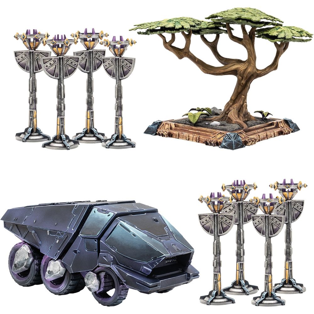 Marvel: Crisis Protocol - Kingdom of Wakanda Terrain Pack