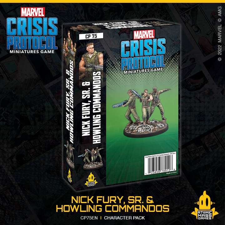 Marvel: Crisis Protocol - Nick Fury, Sr. & Howling Commandos
