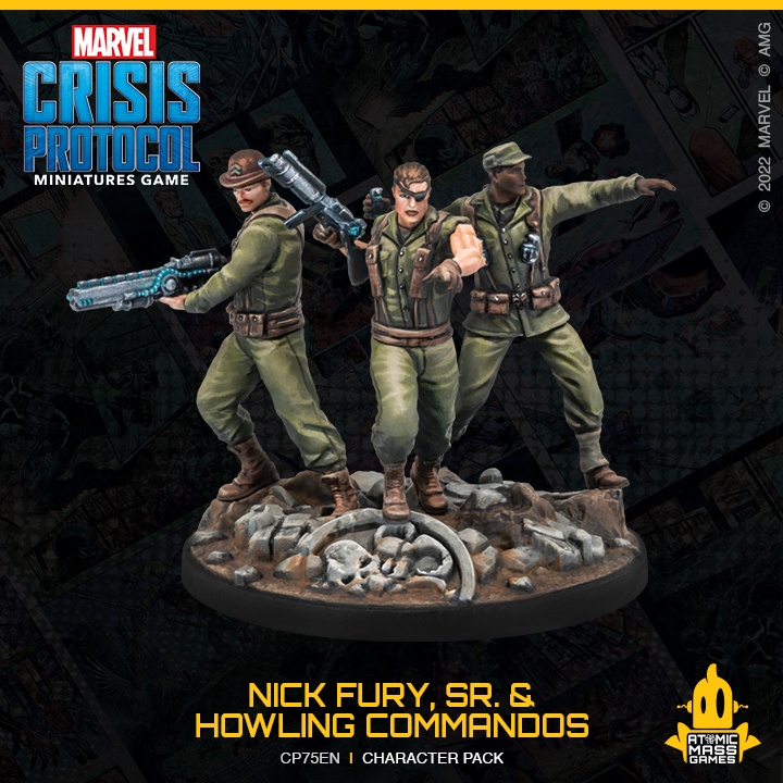 Marvel: Crisis Protocol - Nick Fury, Sr. & Howling Commandos