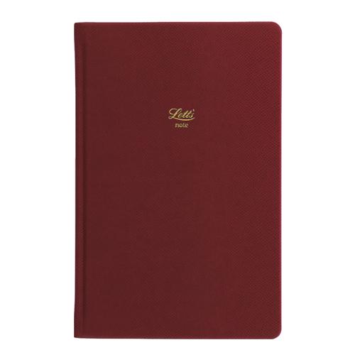 Letts Notebook Legacy Book 130 x 200mm Garnet
