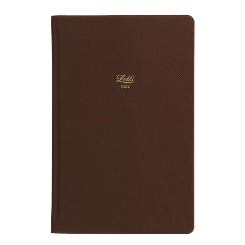 Letts Notebook Legacy Book 130 x 200mm Chocolate